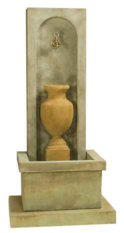 Amphorae Wall Outdoor Cast Stone Garden Fountain For Spout Fountain Tuscan